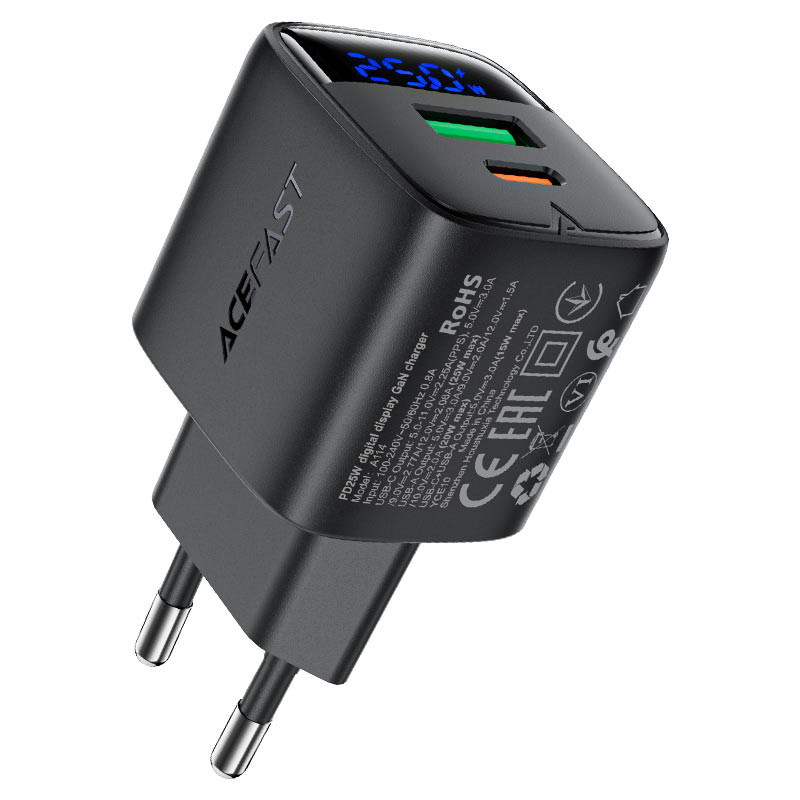 شارژر دیواری 25W ایس فست مدل A114