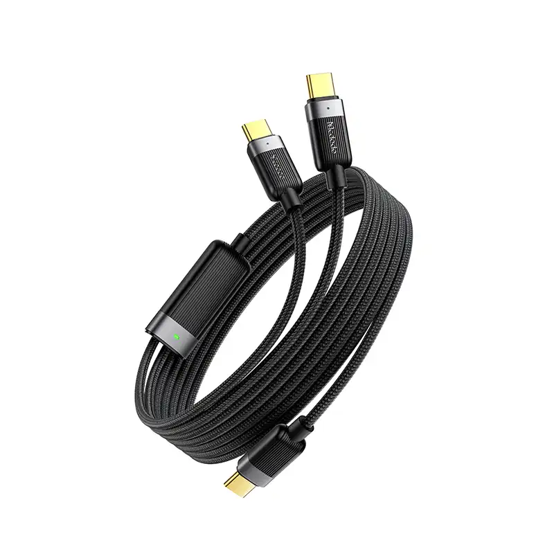 کابل فنری 100W دو سر Type-C مک دودو مدل CA-738 توان