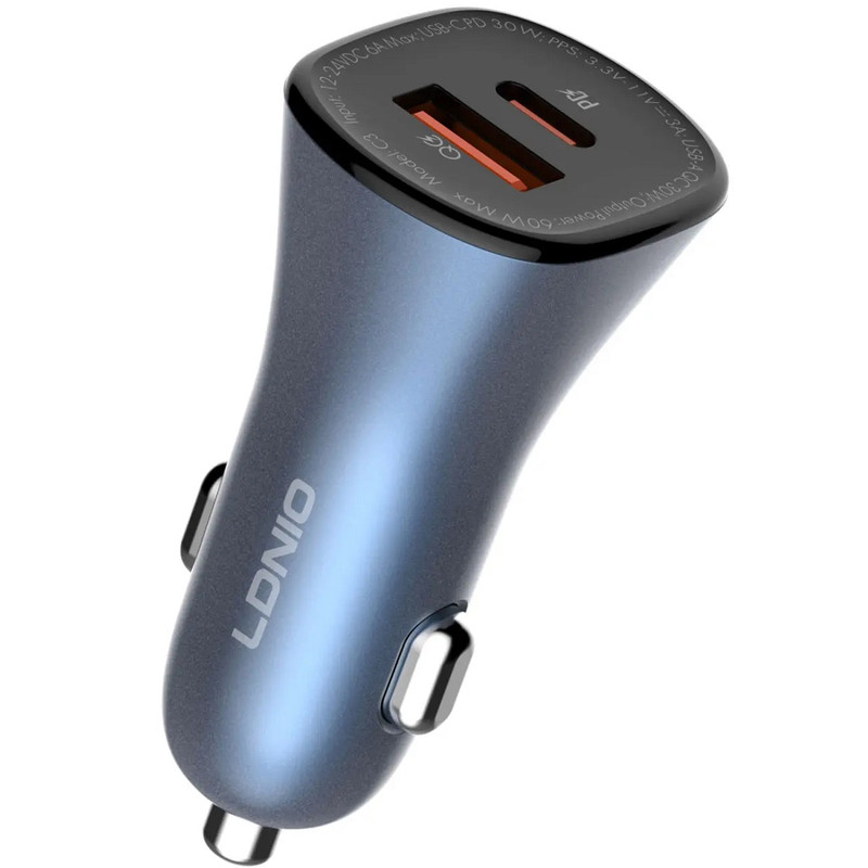 شارژر فندکی 60W الدینیو مدل C3