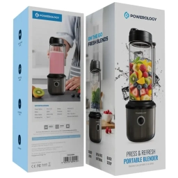 مخلوط کن قابل حمل شارژی پاورولوژی Press Refresh PSM013BK