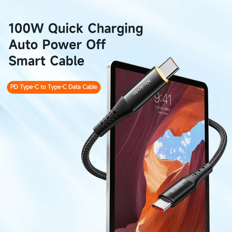 کابل تایپ سی 100W مک دودو مدل CA-3460 طول 1.2 متر