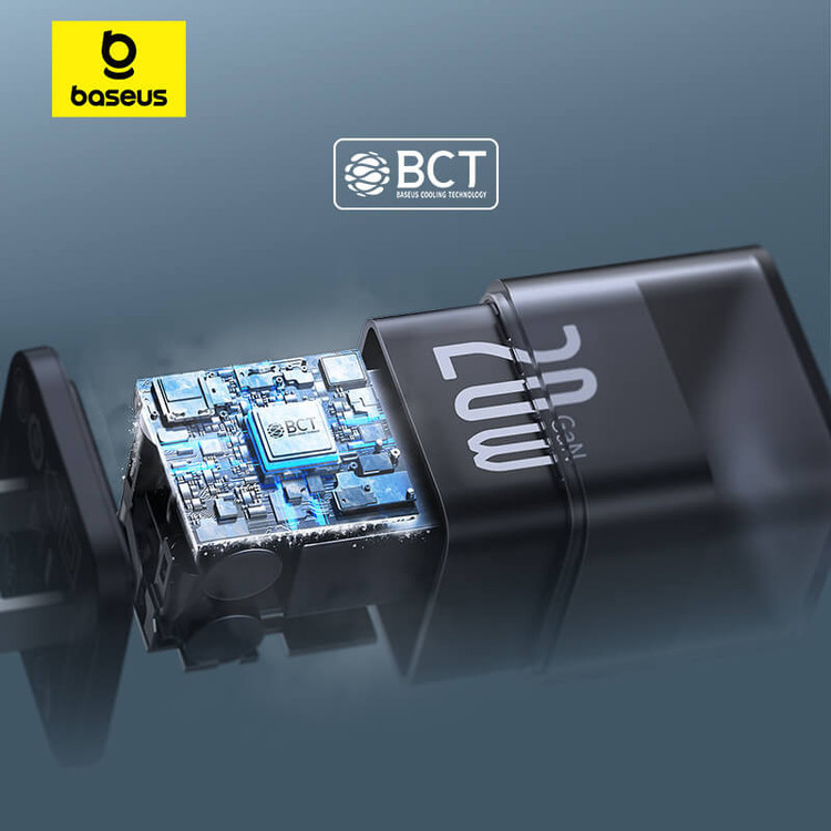 شارژر دیواری 20W بیسوس مدل GaN5S