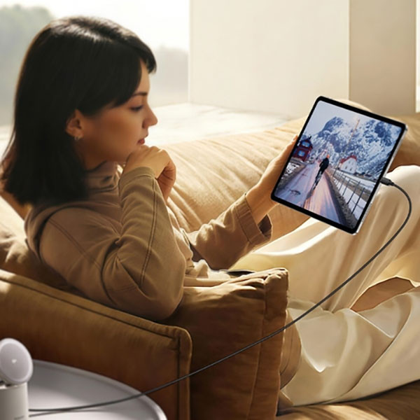 کابل تایپ سی به لایتنینگ ایس فست مدل C16-01 طول 1.2 متر