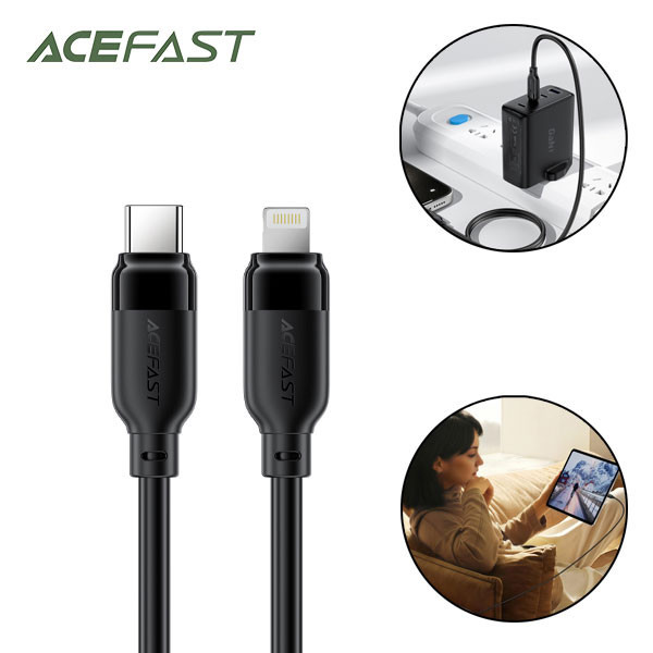 کابل تایپ سی به لایتنینگ ایس فست مدل C16-01 طول 1.2 متر
